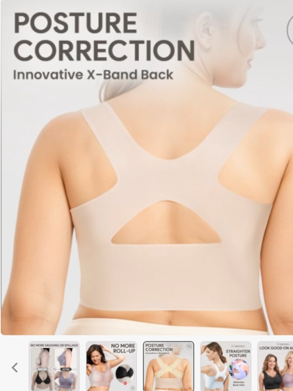 MiraHug - Ultimate Lifting and Shaping Corrector Bra NWT - Picture 5 of 8